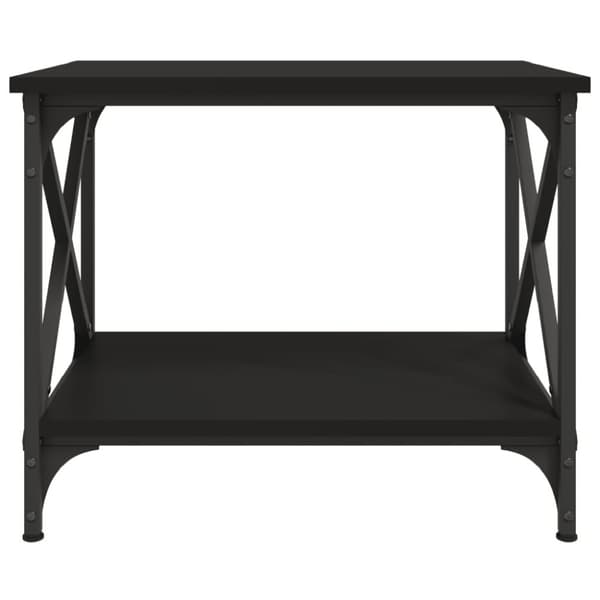 sidebord 55x38x45 cm konstrueret træ sort