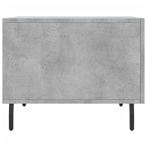 Soffbord 2 st betonggrå 50x50x40 cm konstruerat trä