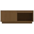 Miniatyrbild 5 av 8: Soffbord honungsbrun 100x101x40,5 cm massiv furu