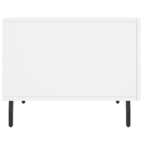 Soffbord svart 50x50x40 cm konstruerat trä