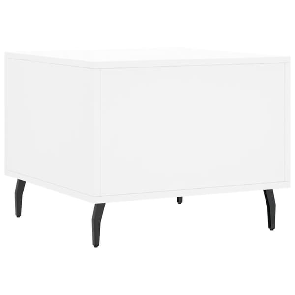 Soffbord svart 50x50x40 cm konstruerat trä