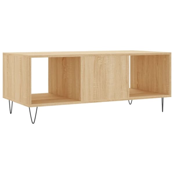 Soffbord sonoma-ek 102x50x40 cm konstruerat trä