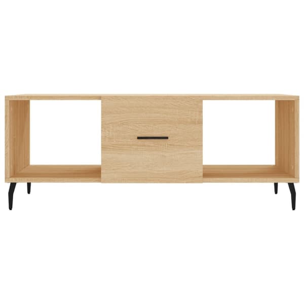 Soffbord sonoma-ek 102x50x40 cm konstruerat trä