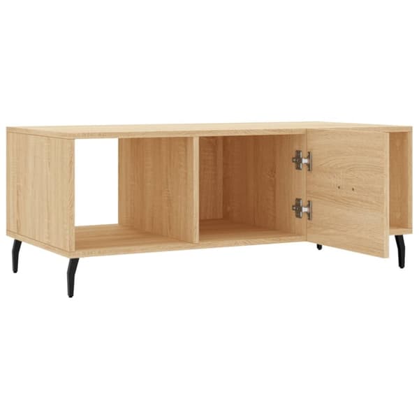 Soffbord sonoma-ek 102x50x40 cm konstruerat trä