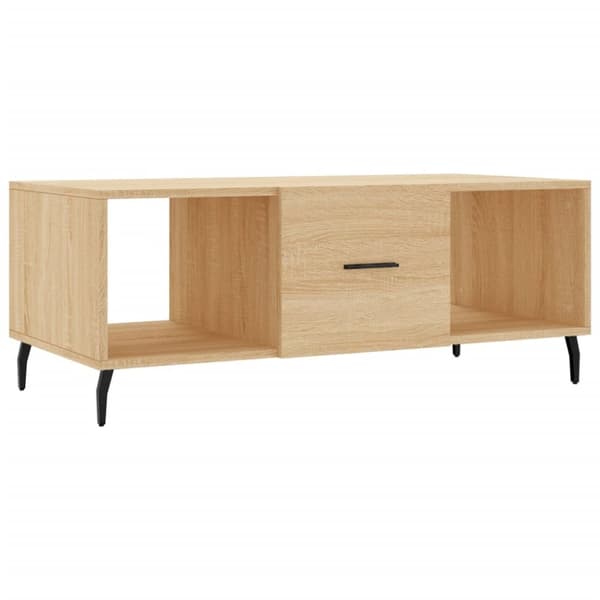 Soffbord sonoma-ek 102x50x40 cm konstruerat trä