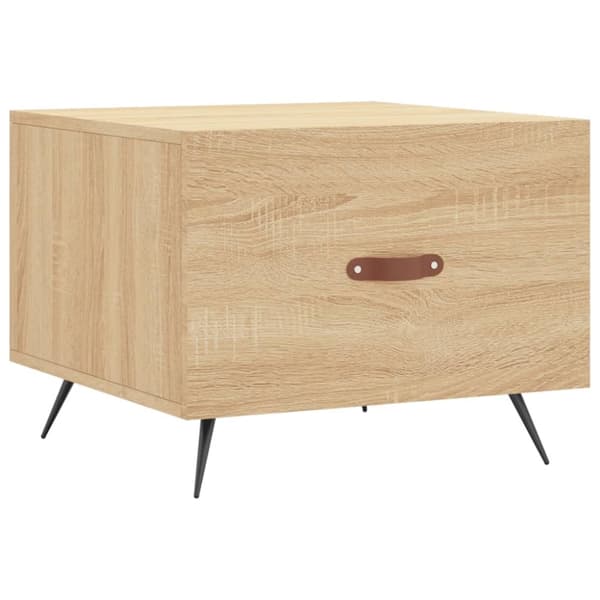 Soffbord sonoma-ek 50x50x40 cm konstruerat trä