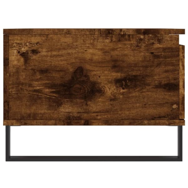 Soffbord rökfärgad ek 90x50x36,5 cm konstruerat trä