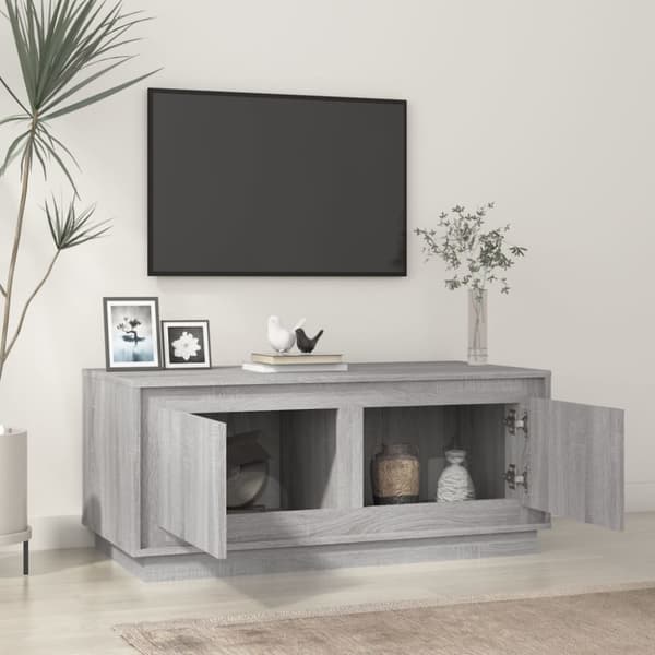 Sohvapöytä harmaa Sonoma 102x50x44 cm tekninen puu