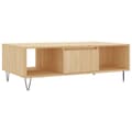 Miniatyrbillede 2 af 10: sofabord 104x60x35 cm konstrueret træ sonoma-eg