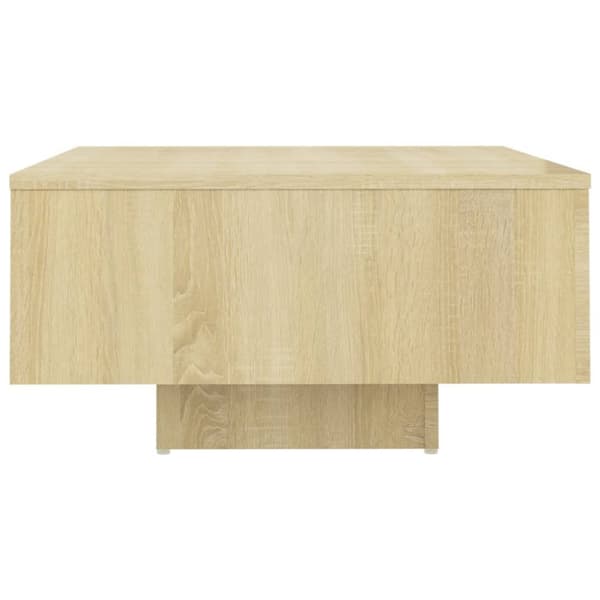 Soffbord sonoma-ek 60x60x31,5 cm konstruerat trä