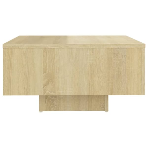 Soffbord sonoma-ek 60x60x31,5 cm konstruerat trä