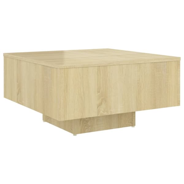 Soffbord sonoma-ek 60x60x31,5 cm konstruerat trä