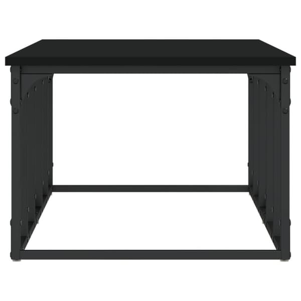 sofabord 100x50x35,5 cm konstrueret træ sort