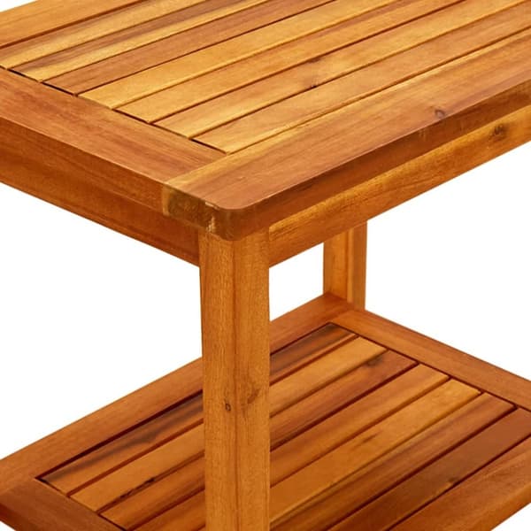 Soffbord 50x35x45 cm massivt akaciaträ