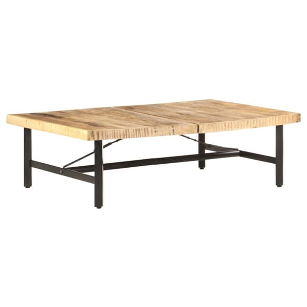 Soffbord 142x90x42 cm massivt mangoträ