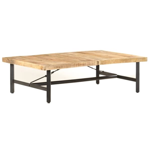 Soffbord 142x90x42 cm massivt mangoträ