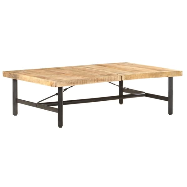 Soffbord 142x90x42 cm massivt mangoträ