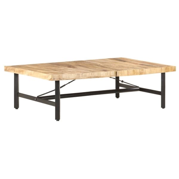 Soffbord 142x90x42 cm massivt mangoträ