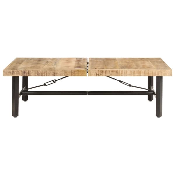 Soffbord 142x90x42 cm massivt mangoträ