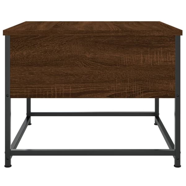 Soffbord brun ek 51x51x40 cm konstruerat trä