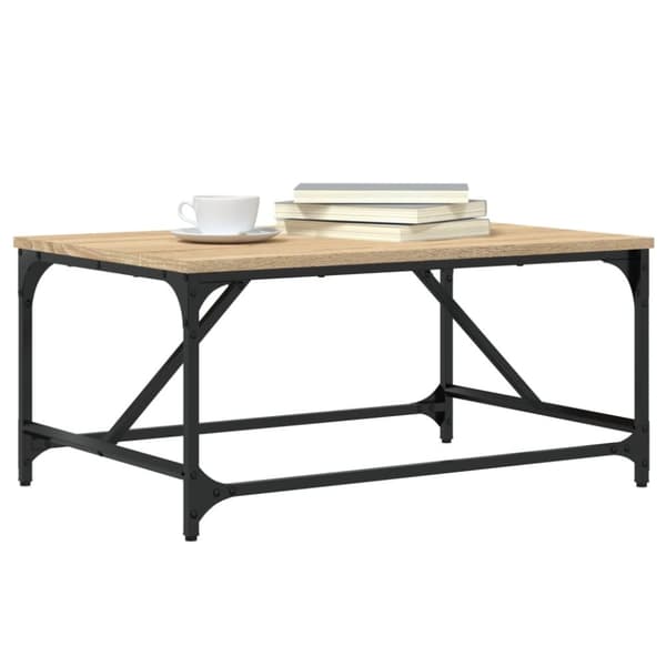 Soffbord sonoma-ek 75x50x35 cm konstruerat trä