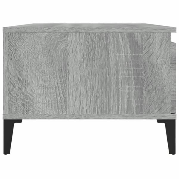Soffbord grå sonoma 90x50x36,5 cm konstruerat trä