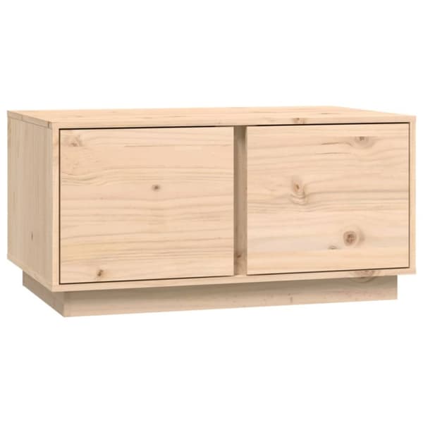 sofabord 80x50x40 cm massivt fyrretræ