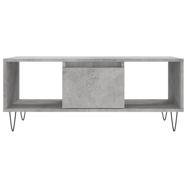 Soffbord betonggrå 90x50x36,5 cm konstruerat trä