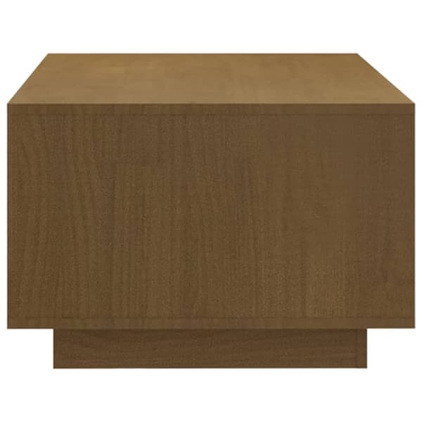 Soffbord honungsbrun 110x50x33,5 cm massiv furu