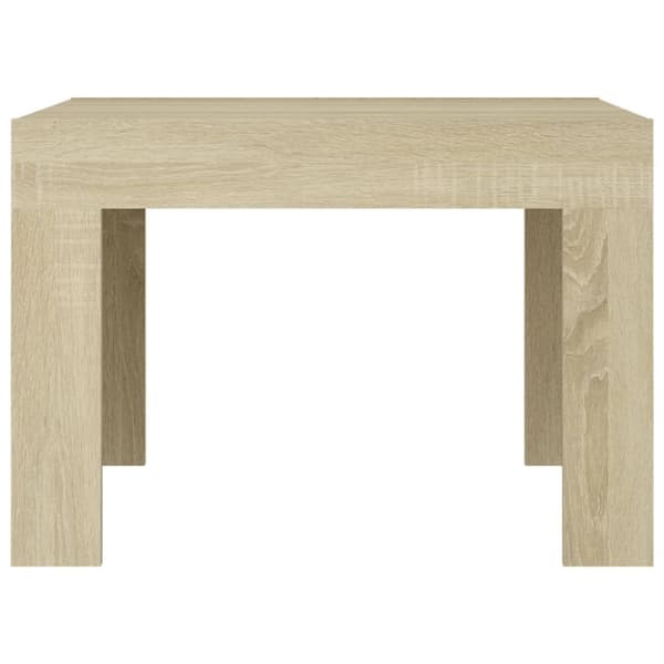 Soffbord sonoma-ek 50x50x35 cm konstruerat trä