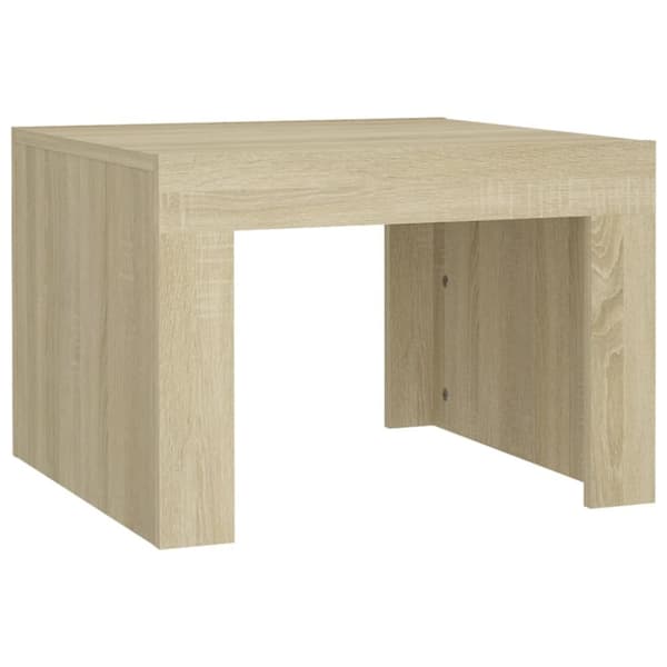 Soffbord sonoma-ek 50x50x35 cm konstruerat trä