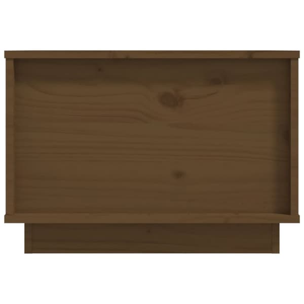 Soffbord honungsbrun 40x50x35 cm massiv furu