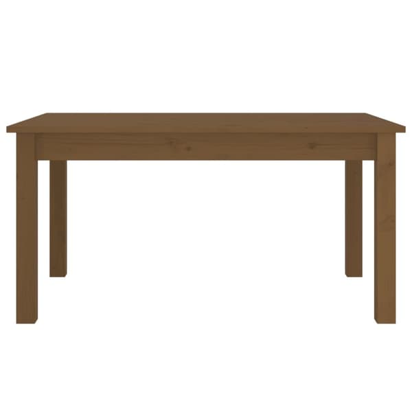 sofabord 80x50x40 cm massivt fyrretræ gyldenbrun