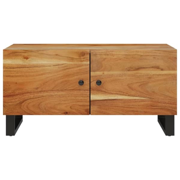 Sohvapöytä 80x50x40 cm täysi akasiapuu ja tekninen puu