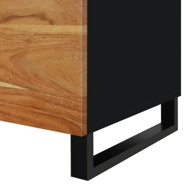 Sohvapöytä 80x50x40 cm täysi akasiapuu ja tekninen puu