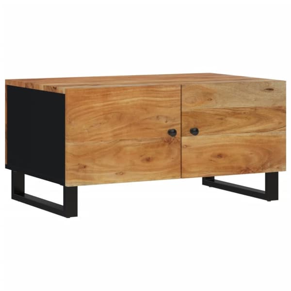 Sohvapöytä 80x50x40 cm täysi akasiapuu ja tekninen puu