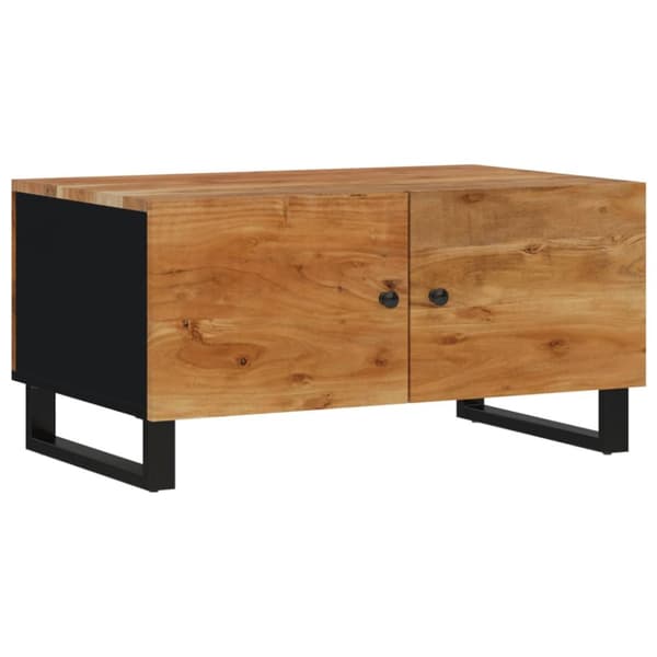 Sohvapöytä 80x50x40 cm täysi akasiapuu ja tekninen puu