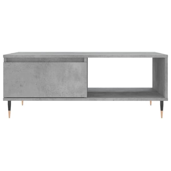 sofabord 90x60x35 cm konstrueret træ betongrå