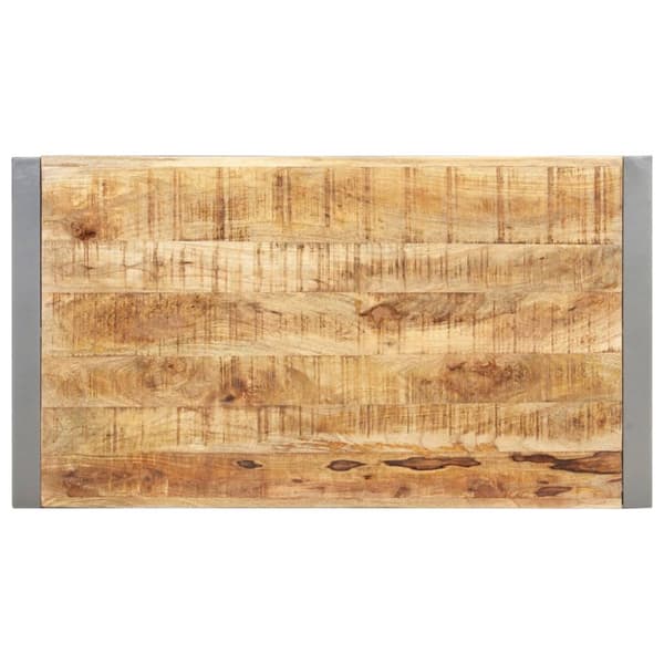 Sohvapöytä 110x60x40 cm karkea mangopuu