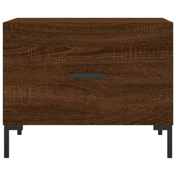 Sohvapöydät 2 kpl ruskea tammi 50x50x40 cm tekninen puu