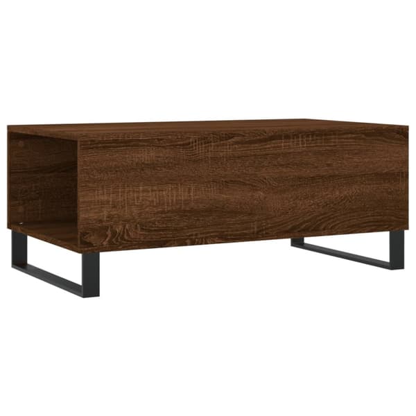 Sohvapöytä ruskea tammi 90x50x36,5 cm tekninen puu