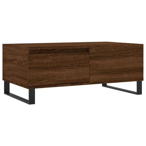 Sohvapöytä ruskea tammi 90x50x36,5 cm tekninen puu