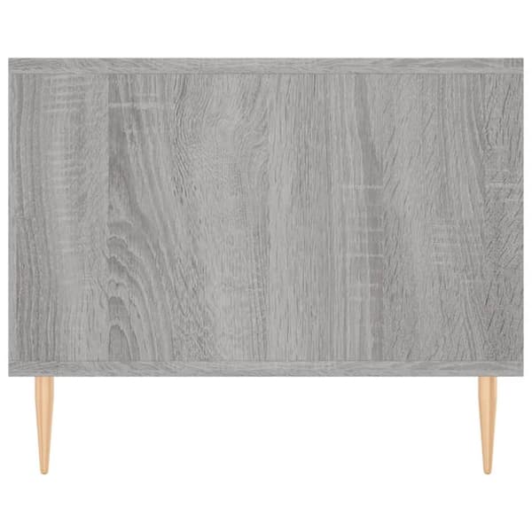 Soffbord grå sonoma 102x50x40 cm konstruerat trä