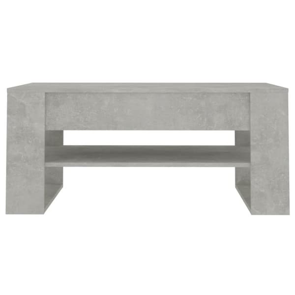 Sohvapöytä betoninharmaa 102x55x45 cm tekninen puu