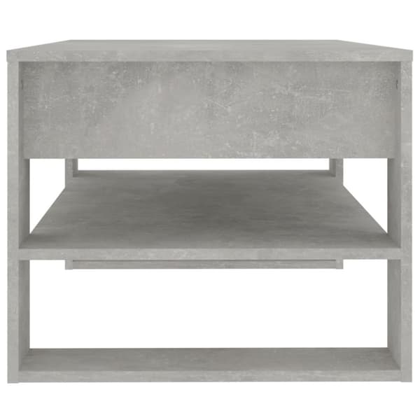 Sohvapöytä betoninharmaa 102x55x45 cm tekninen puu