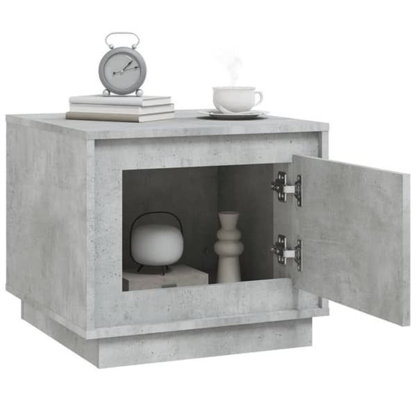 sofabord 51x50x44 cm konstrueret træ betongrå