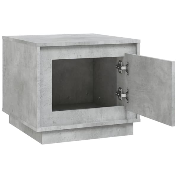sofabord 51x50x44 cm konstrueret træ betongrå