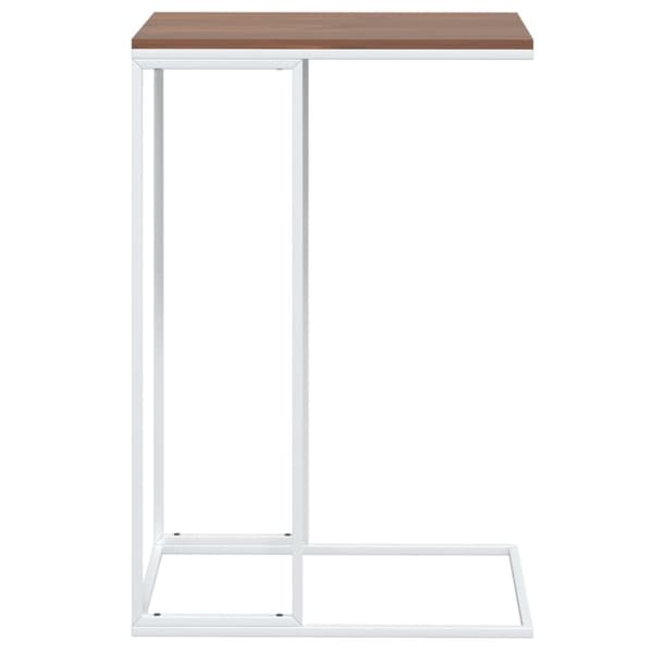 sidebord 40x30x59 cm konstrueret træ hvid