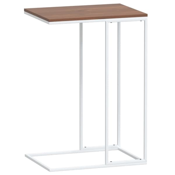 sidebord 40x30x59 cm konstrueret træ hvid
