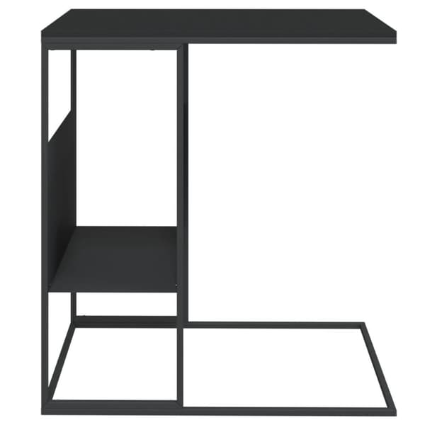 sidebord 55x36x59,5 cm konstrueret træ sort